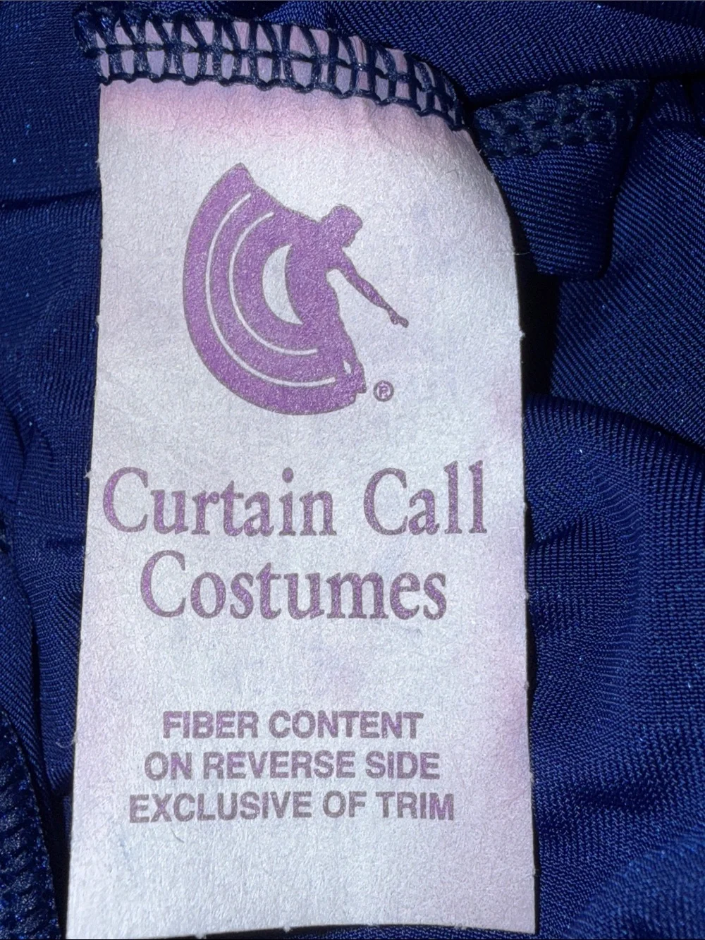 NEW Curtain Call Costumes Velour Dance Yoga Stretch Pants in Deep Blue
